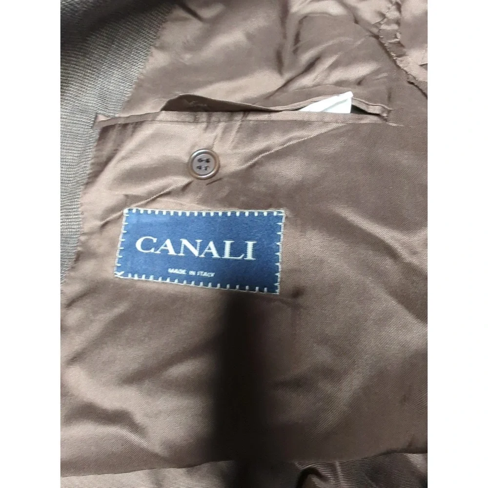 Canali Mens Blazer 42R 100% Wool Brown Sport Coat Italy Mitchell Jacket 52 IT